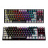 Teclado Gamer Mecánico RGB Xtrike Me GK-989B Anti-ghosting Color Negro