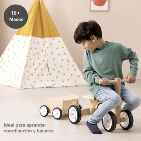 Buggie Bebesit de Madera con Trailer Buggie Bebesit de Madera con Trailer