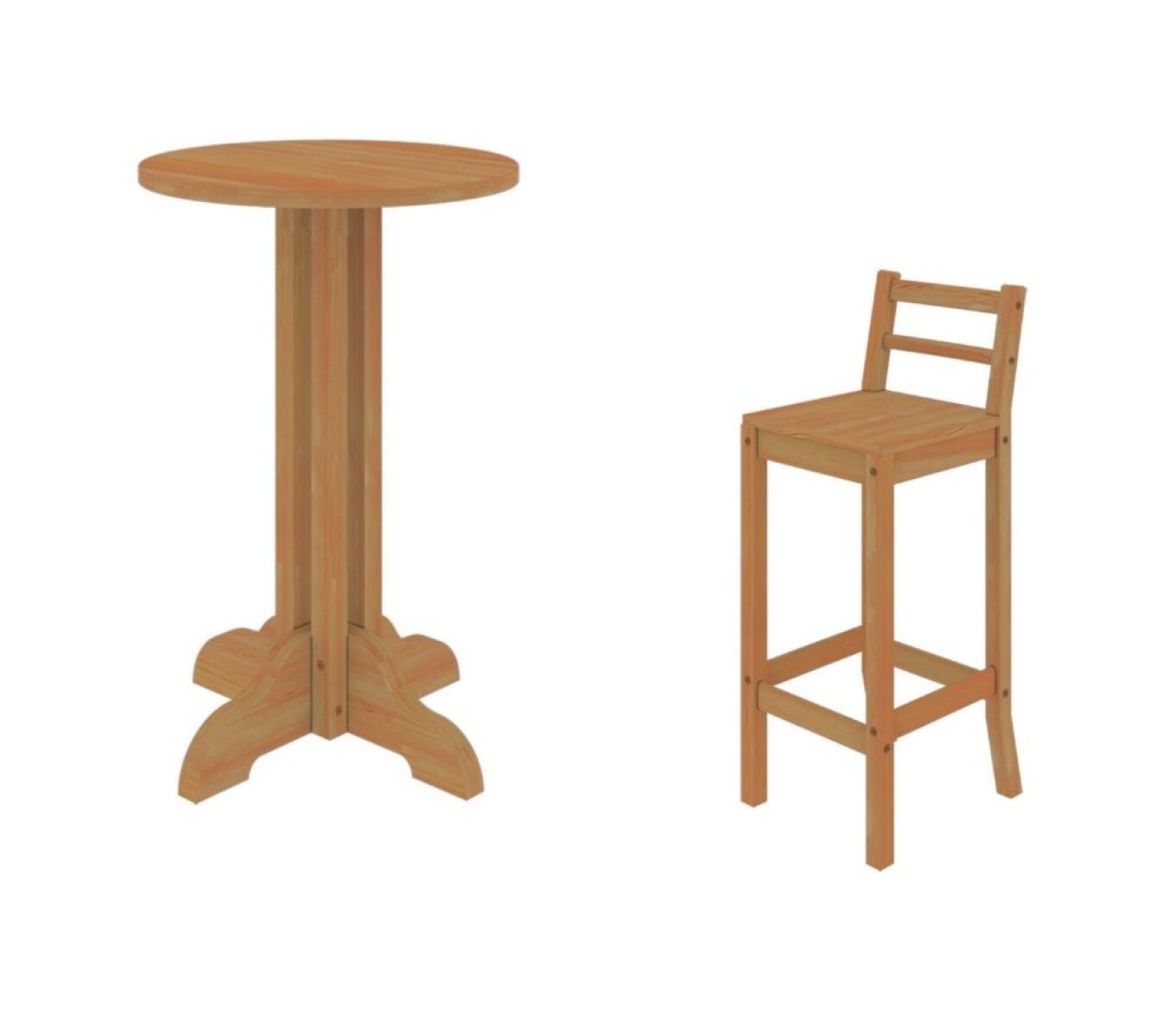 Conjunto Desayunador 3 Sillas Linea Brescia 