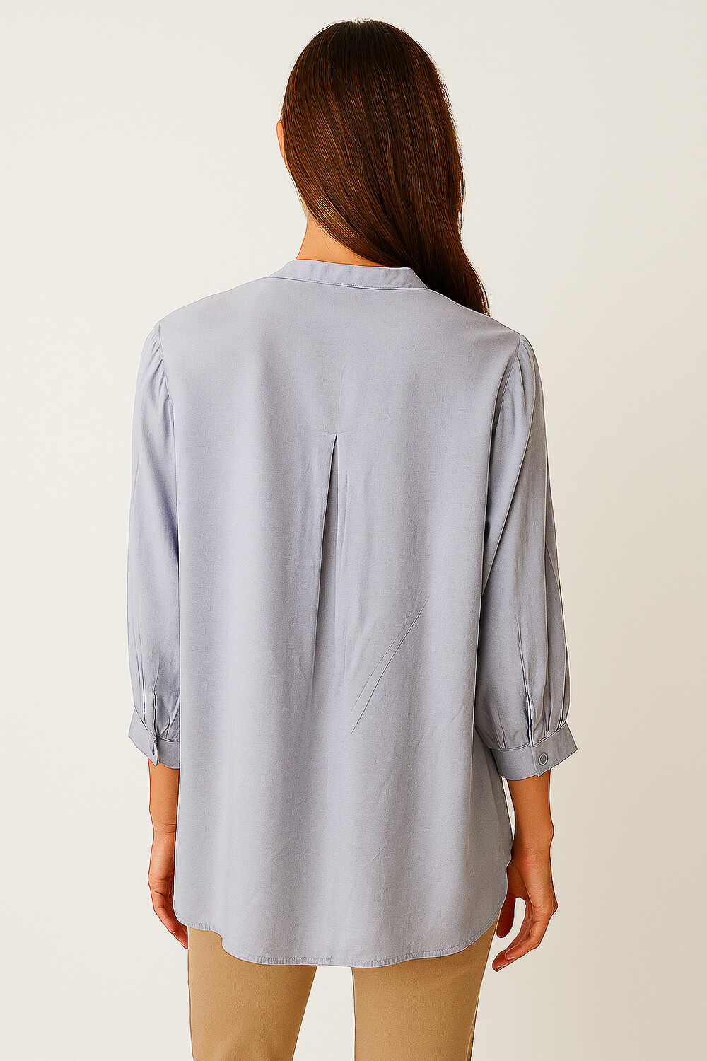 Camisa Banglan Celeste Claro