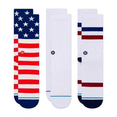 Medias Stance American Pack X3 Multicolor