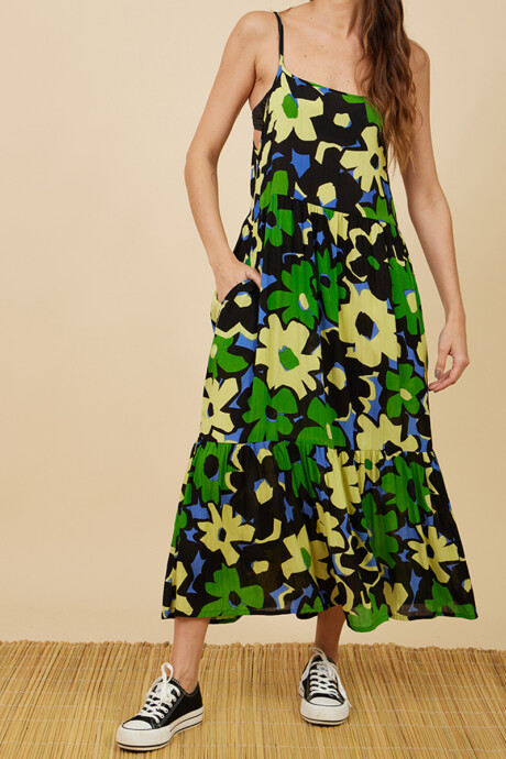 VESTIDO LARGO ANARA RUSTY Verde