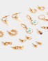 Aros Sets Cerámica Sets De Aros - Dorado
