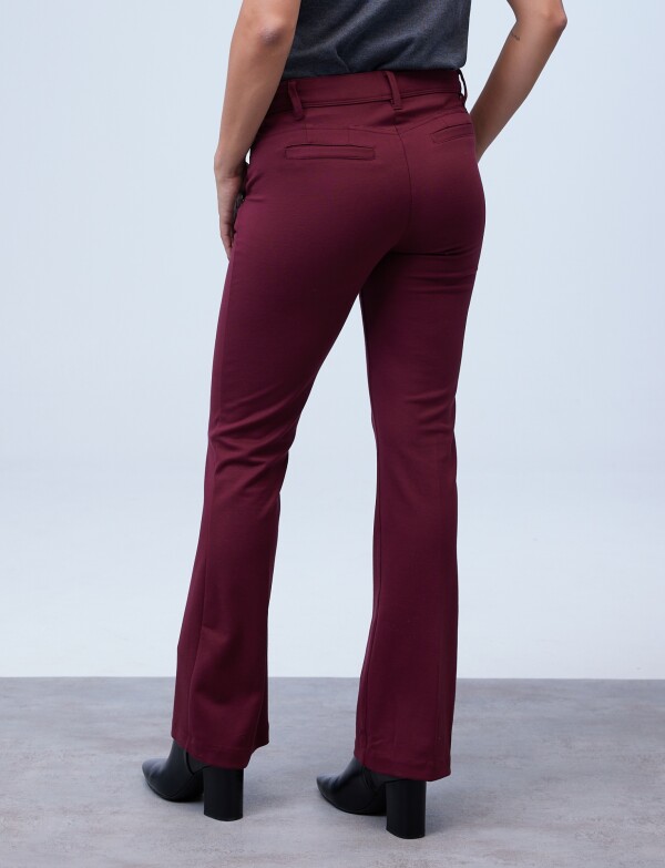 Pantalon Goddess Wide BORDEAUX