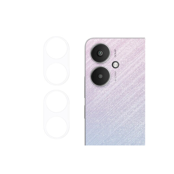 Protector de cámara x2 Xiaomi Redmi 13C 5G transparente Protector De Cámara X2 Xiaomi Redmi 13c 5g Transparente