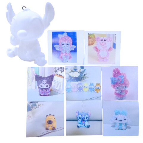 Llavero diamantes de puntos DIY Llavero Diamantes De Puntos Diy