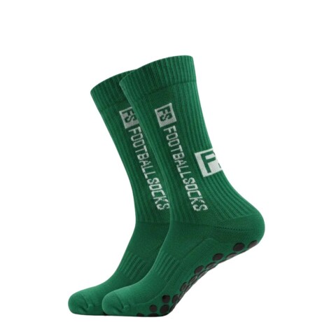 Par de Medias Deportivas Antideslizantes para Fútbol FS Verdes