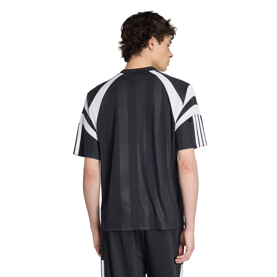 Remera de Hombre Adidas M Tiro Jrsy Negro - Blanco