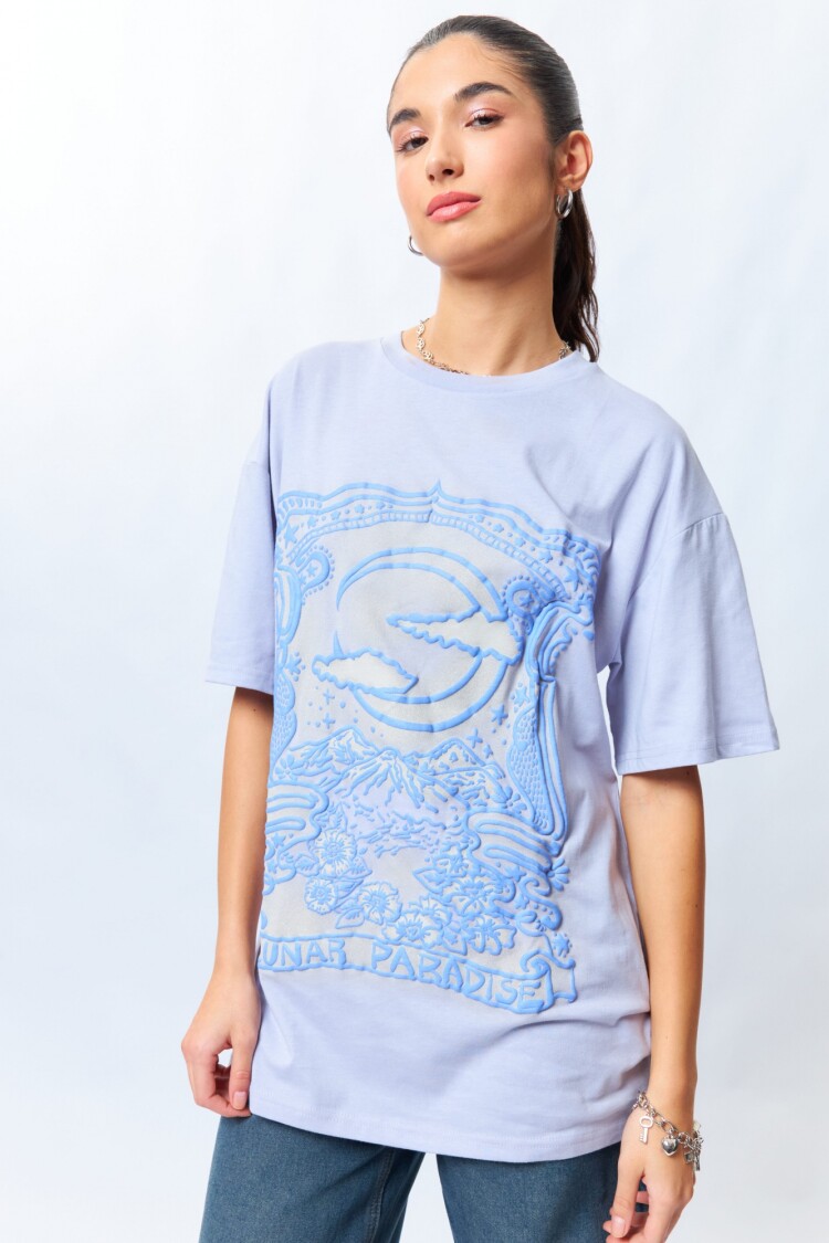 REMERA LUNAR PARADISE Lavanda