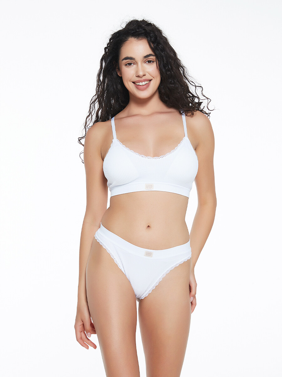 TOP LEAH - BLANCO 