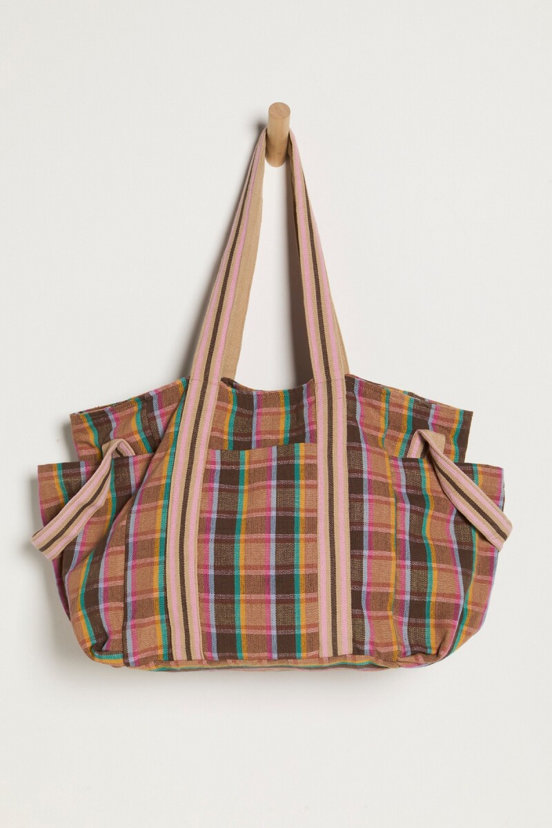 OKSANA MULTI PRINT TOTE Antilope