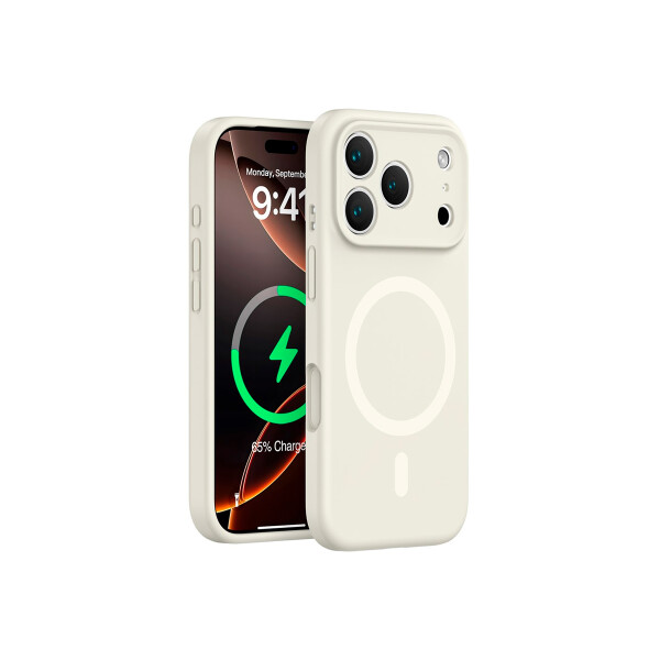 Protector para iPhone 17 Pro engomado MagSafe blanco Protector Para Iphone 17 Pro Engomado Magsafe Blanco