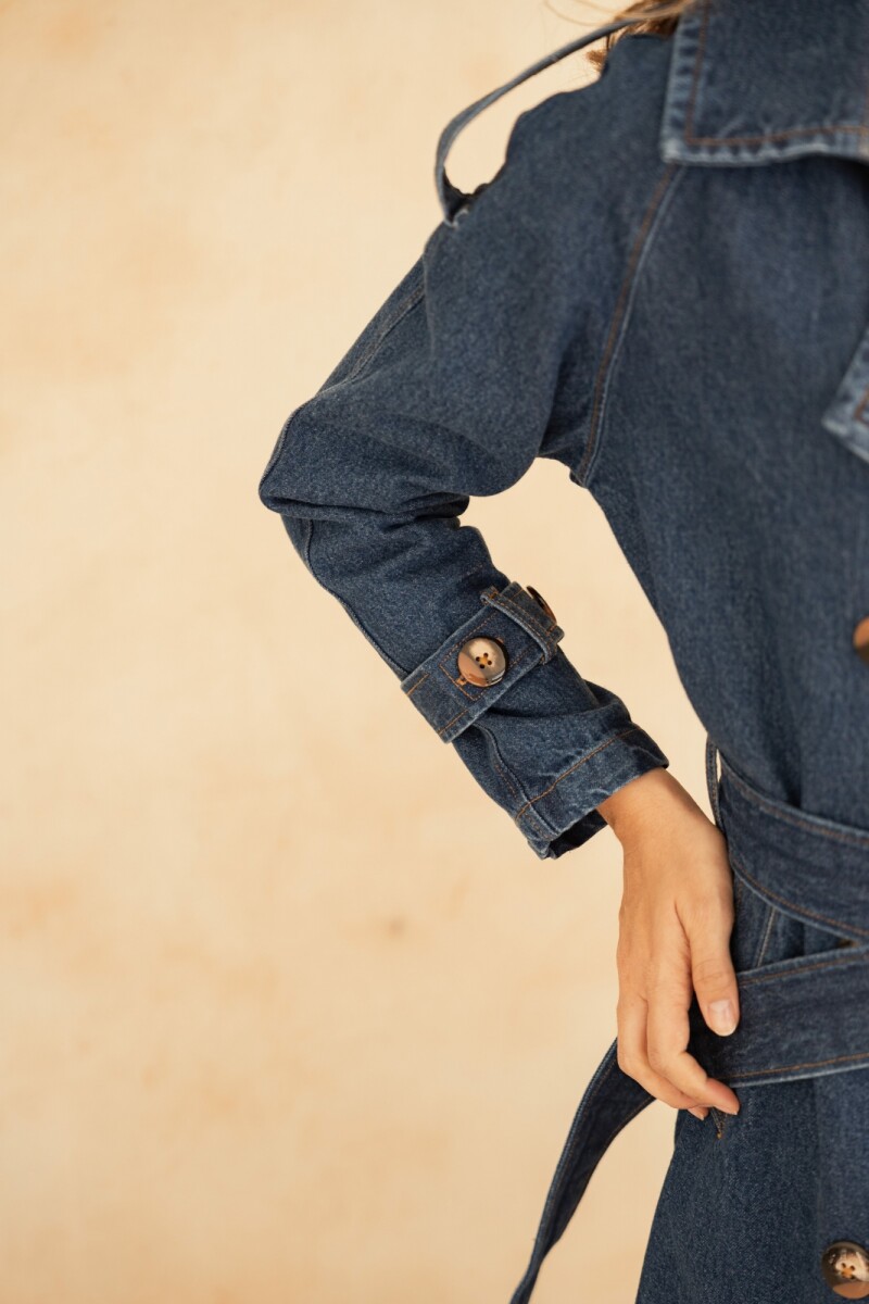 SACO REBECCA MAXI DENIM BLUE SACO REBECCA MAXI DENIM BLUE