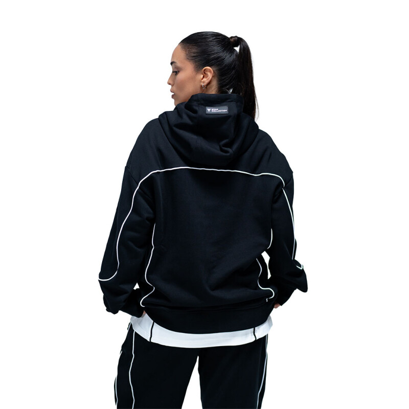 Campera Unisex TIFFOSI Piping Negro - Blanco