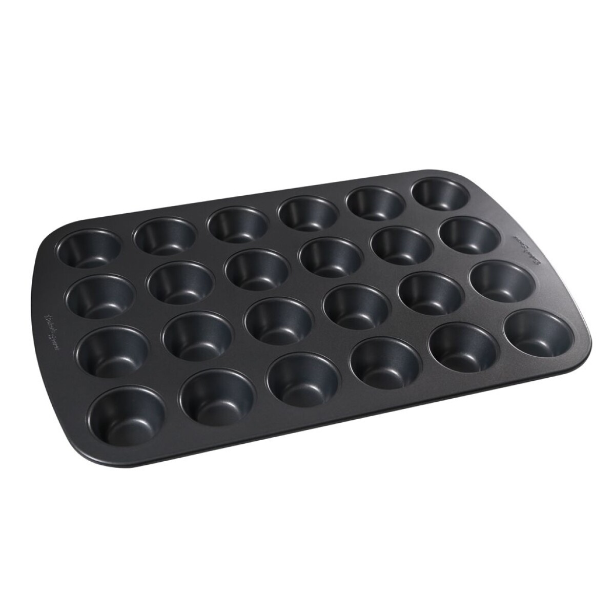 MOLDE MINI MUFFIN X24 240.3X25.8X2.5CM,0.5MM NEGRO 