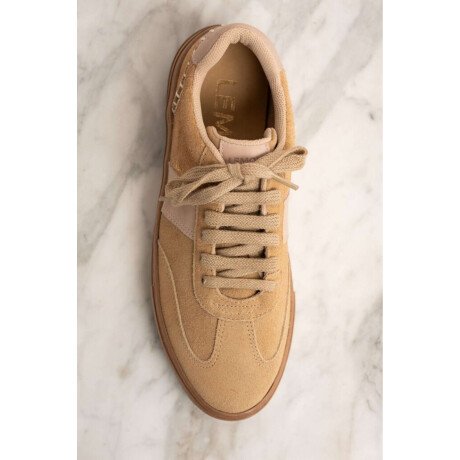 Zapatilla Combinada Gamuza Mocha