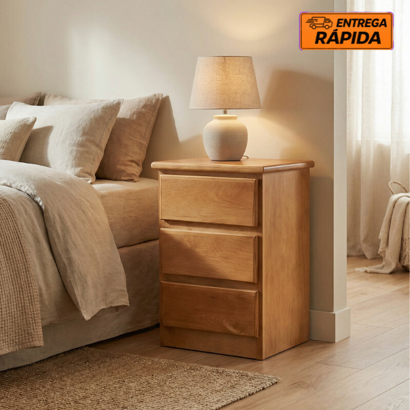 Mesa de Luz Modelo 3 Cajones Mesa de Luz Modelo 3 Cajones