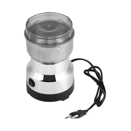 Molinillo Eléctrico de Café y Granos c/Bowl Acero Inox 100Gr Plateado