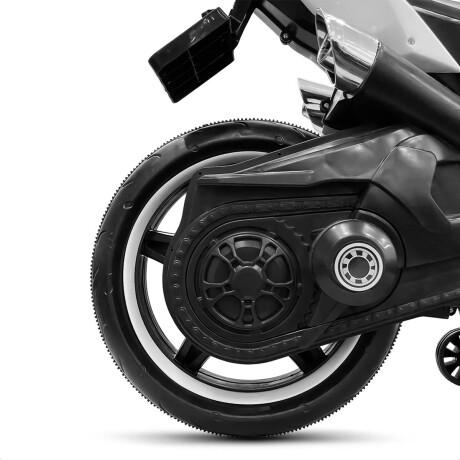 Moto A Batería Ninja Con Ruedas Luces Música Y USB Blanco