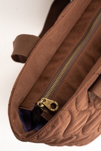 Travel Bag Capitoneada Chocolate