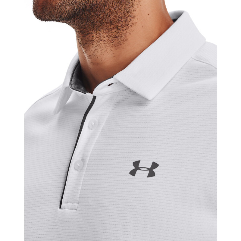 Tech Polo-RED WHT-100