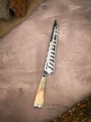 Cuchillo forjado, Cabo Torneado Hueso, Acero San Mai Cuchillo forjado, Cabo Torneado Hueso, Acero San Mai