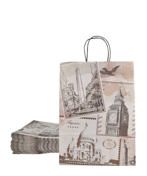 Pack x 20 - bolsas fantasia 30x12x41 CIUDADES CIUDADES