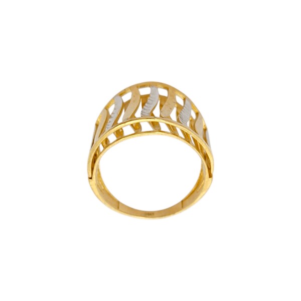 Anillo Hilos Facetados -Oro bajo-Sin piedra-AN8232 sinpiedra