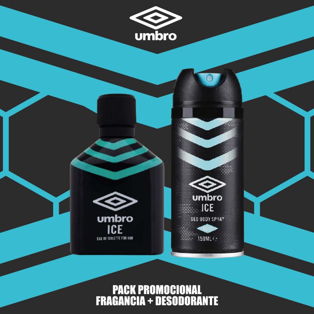 UMBRO EAU DE TOILETTE ICE 100 +DEO única