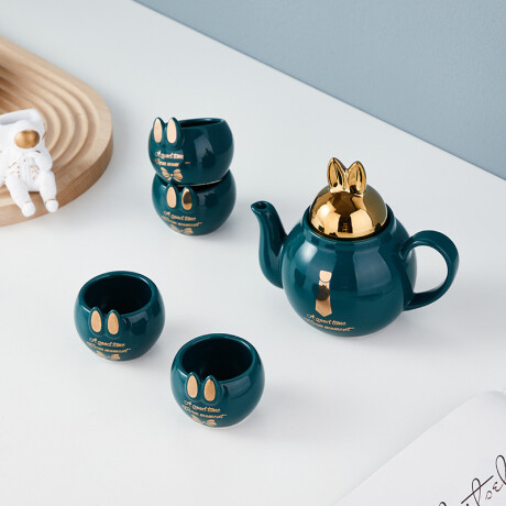 Juego De Té Rabbit Verde