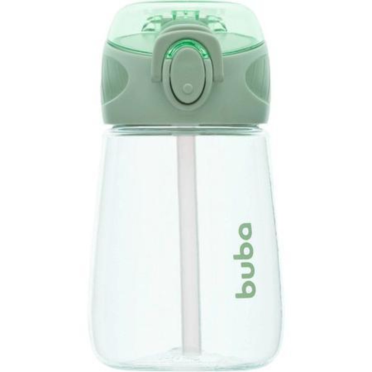 Vaso transparent boquilla BUBA - verde 
