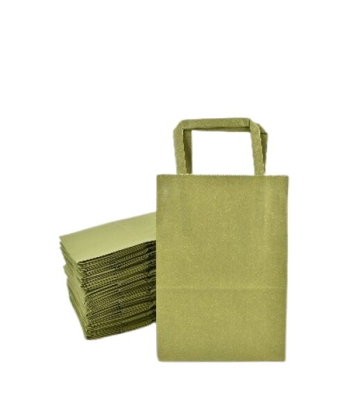 Pack x 50 - bolsa lisa 14x08x20 cm. VERDE CARDAMOMO