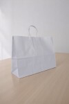 Bolsa lisa luna 32x10x23cm BLANCO