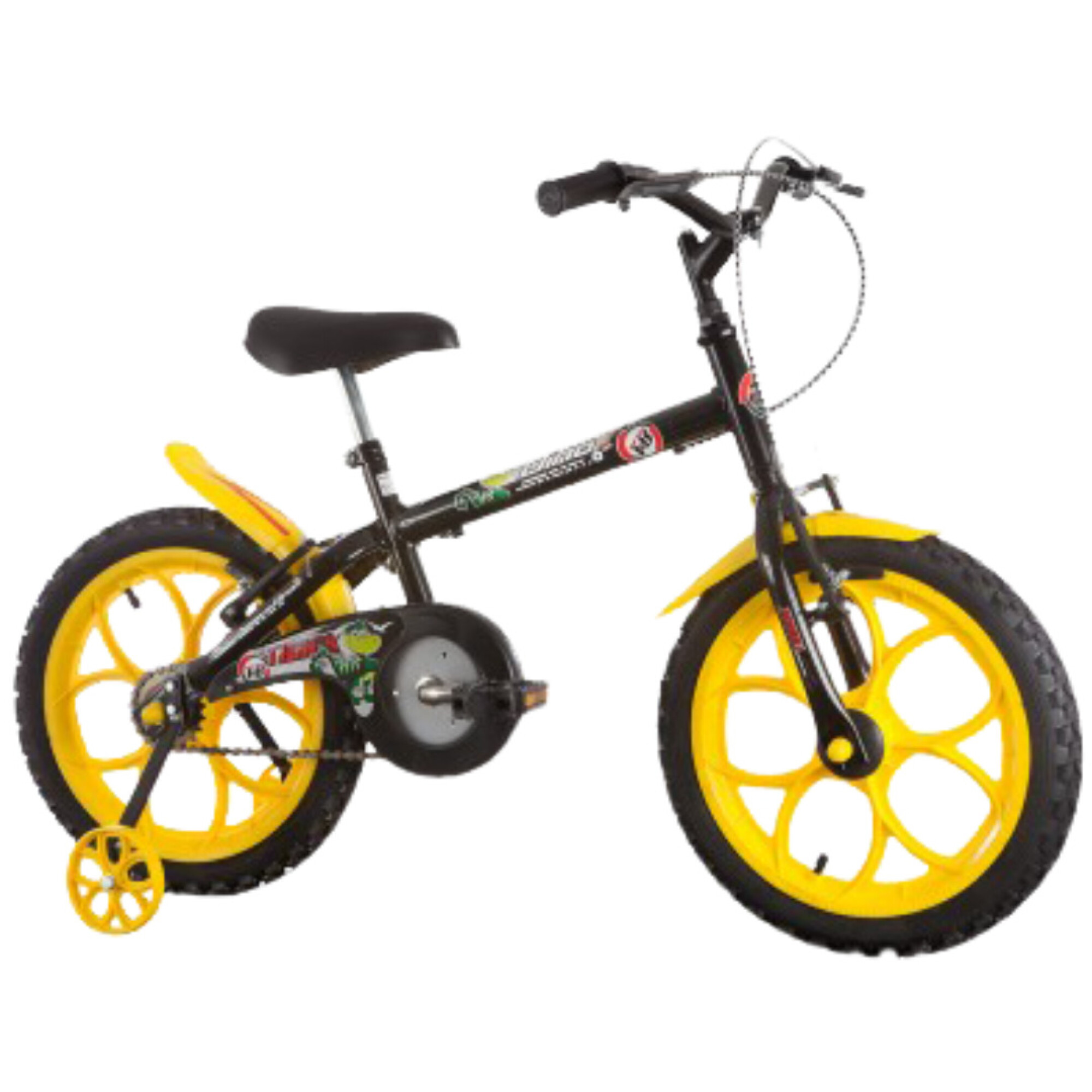 Bicicleta Track Dino Aro 16" - Negro
