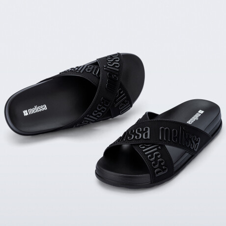 Sandalias Melissa de Dama -COZY SLIDE M LOVER II- 36118BI378 NEGRO