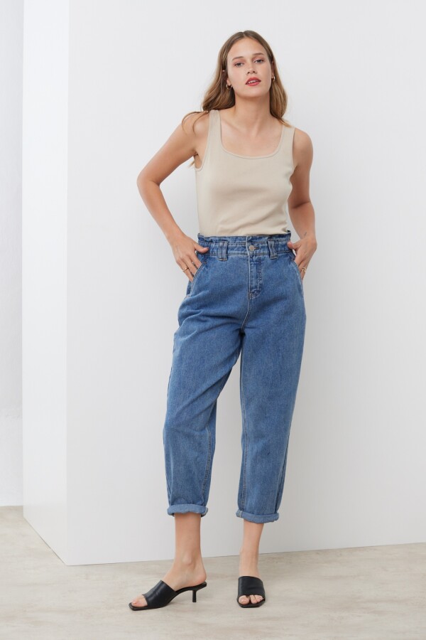 Pantalon Paper Bag JEAN CLARO