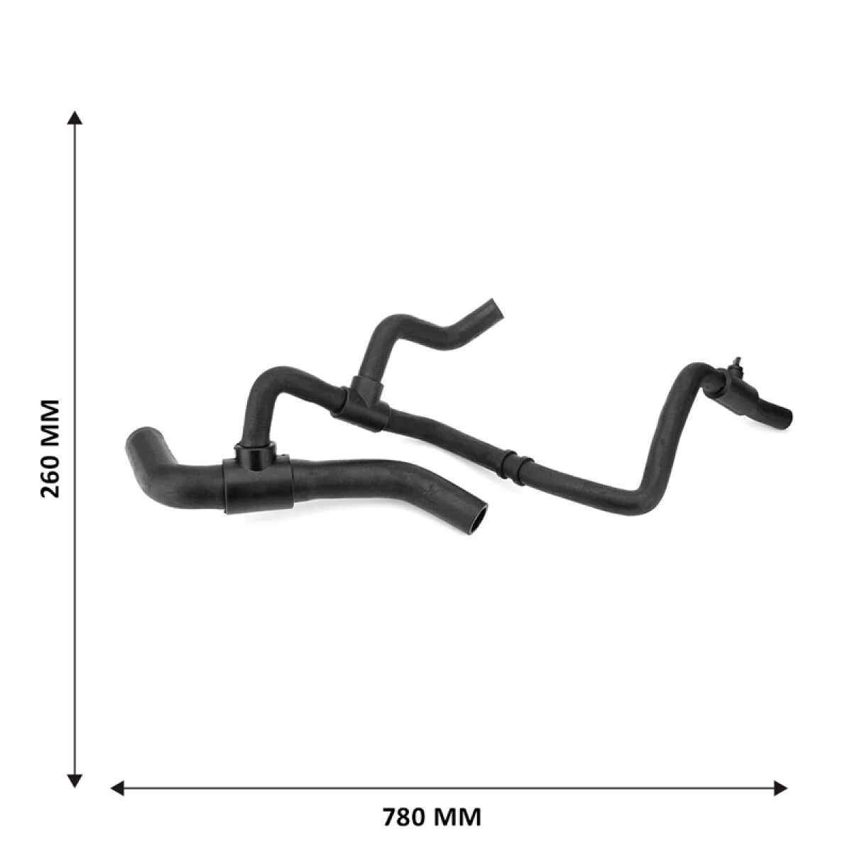 CAÑO FIAT INF. RADIADOR SIENA 1.4 04/ PALIO 08/ (8434) - 