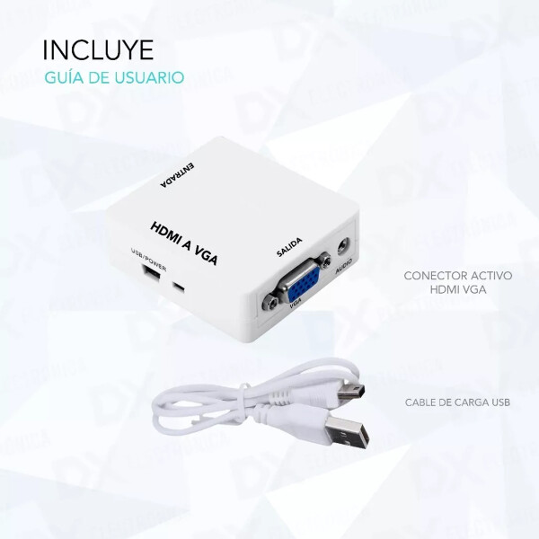 Adaptador Treqa Hdmi/vga Hdv 551 ADAPTADOR TREQA HDMI/VGA HDV 551