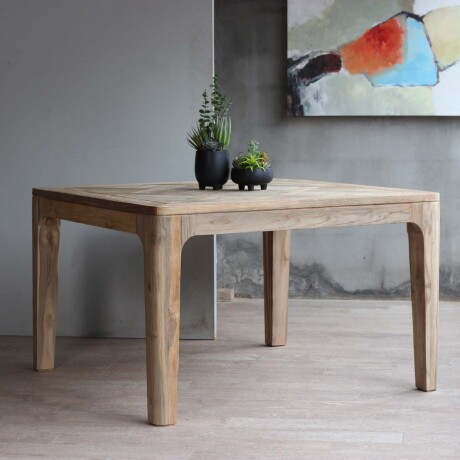 MESA DE COMEDOR MADERA NATURAL-BEIGE RENÉ