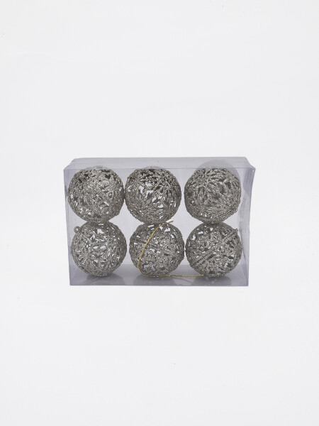 ADORNO COLGANTE SET X 6 DORADO