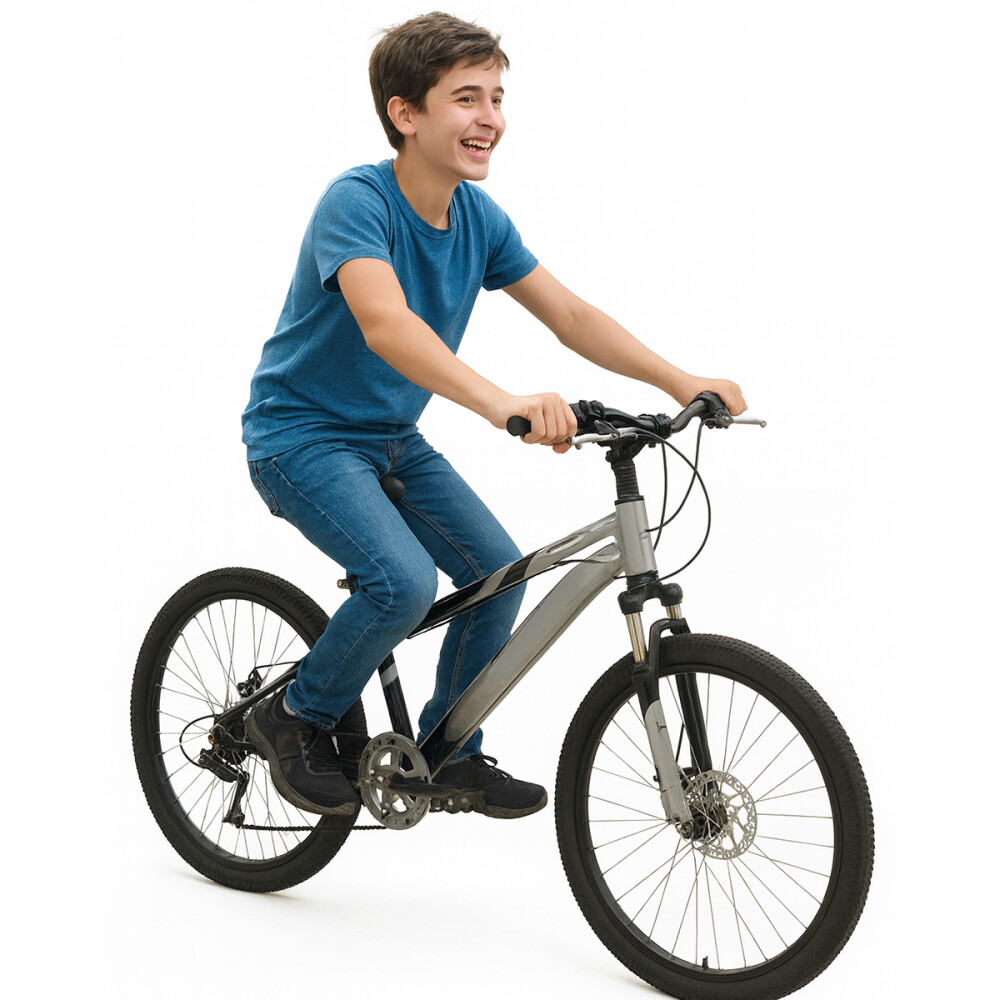 Bicicleta Rodado 24 Bmx Gris