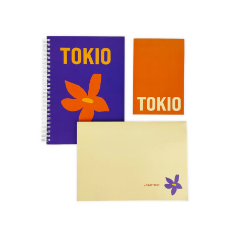 Set X3 De Papelería Línea Tokio Set X3 De Papelería Línea Tokio