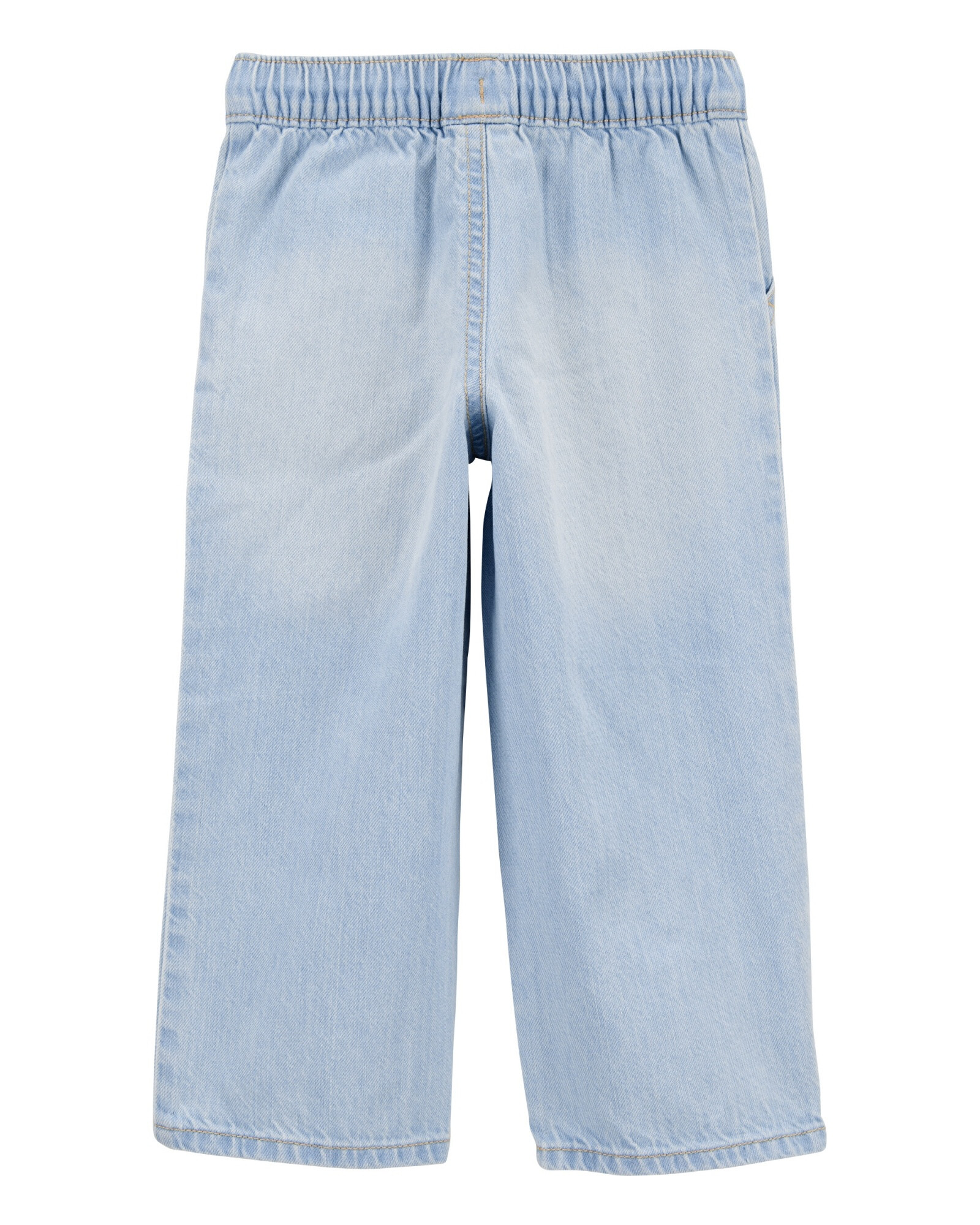 Pantalón jean con pierna ancha, azul claro. Talles 2-5T Pantalón jean con pierna ancha, azul claro. Talles 2-5T
