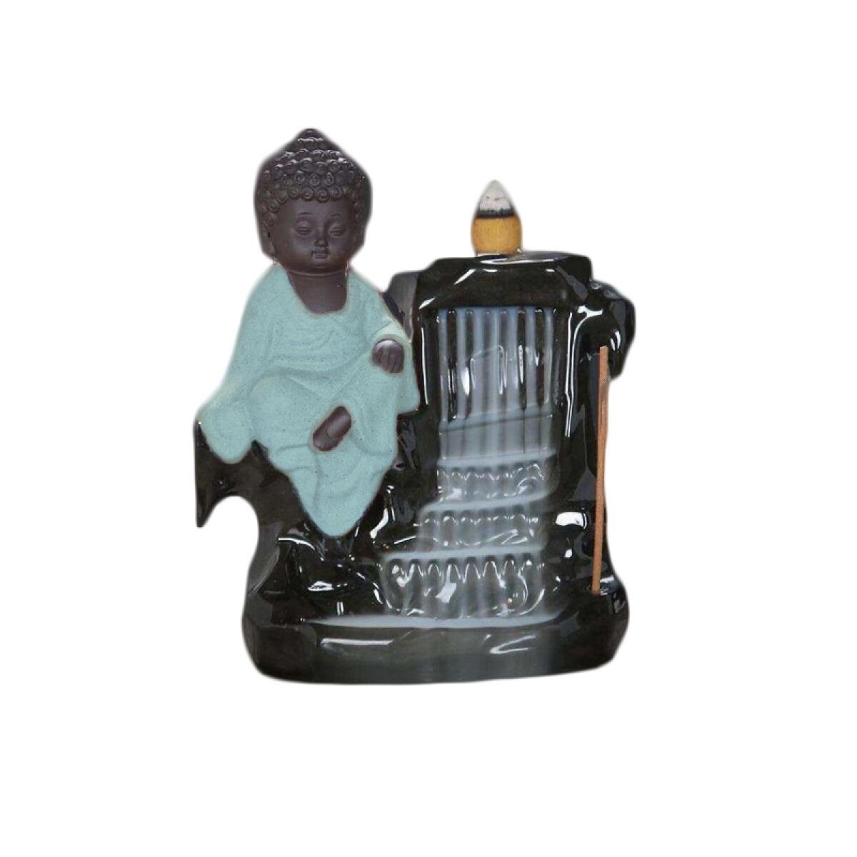 Fuente De Humo Buda - Altar - Verde 
