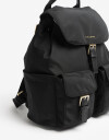 Mochilas Urbanas Mochila Con Solapa Y Bolsillos - Negro