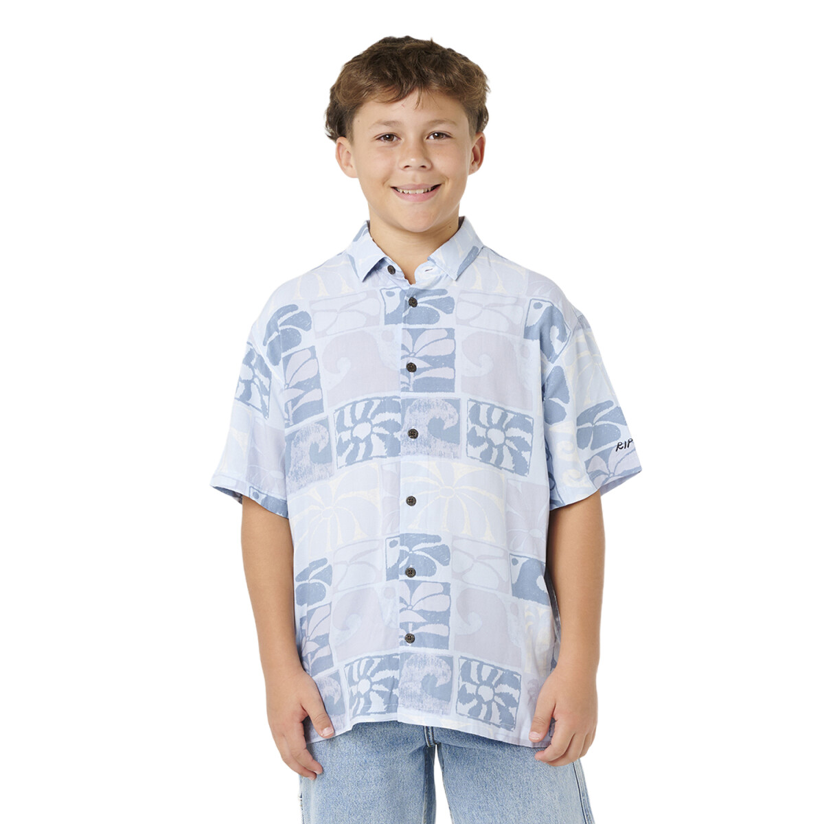 Camisa Rip Curl Aots Ty Williams Niño - Azul 