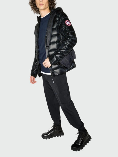 Canada Goose -Campera con capucha rellena de plumas, Coftron Negro
