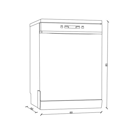LAVAVAJILLAS XPERT INVERTER 13C 14-CUBIERTOS GRIS WHIRLPOOL WLV14SY25Z