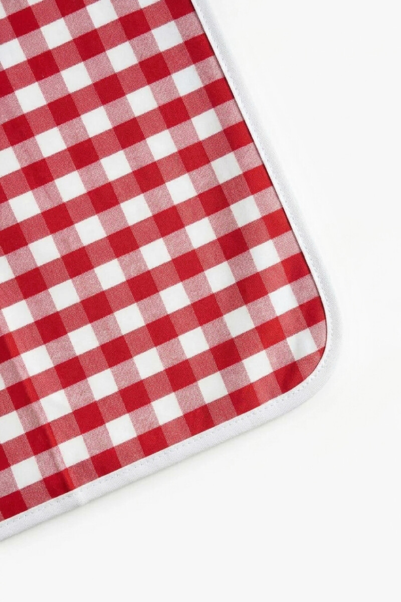 Lona picnic rojo