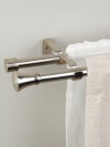 Barra cortina doble CONE 200-340cm acero Barra cortina doble CONE 200-340cm acero